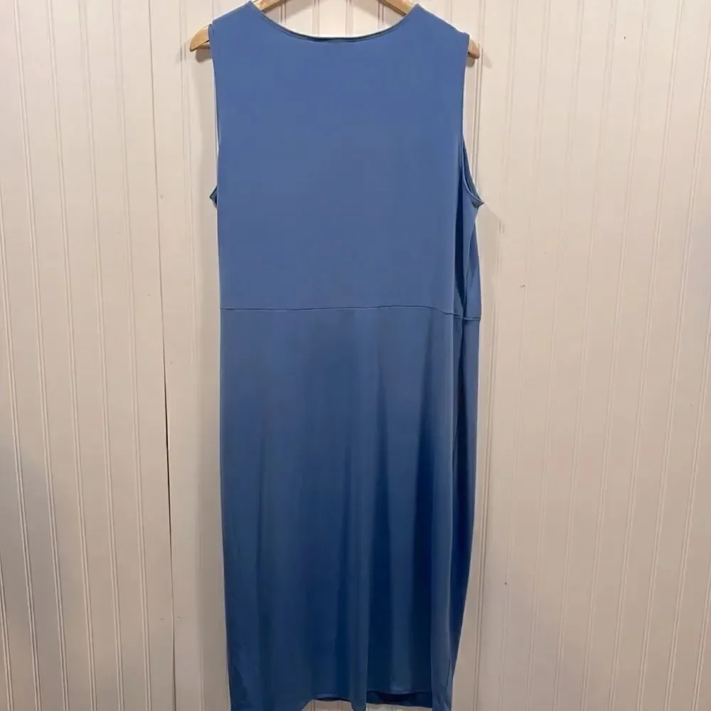CJ Banks sleeveless midi dress